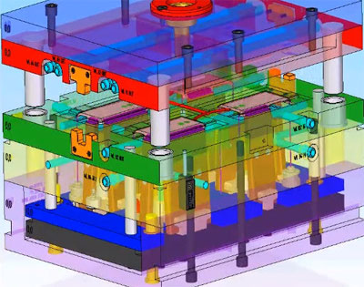 Injection mould design in CAD